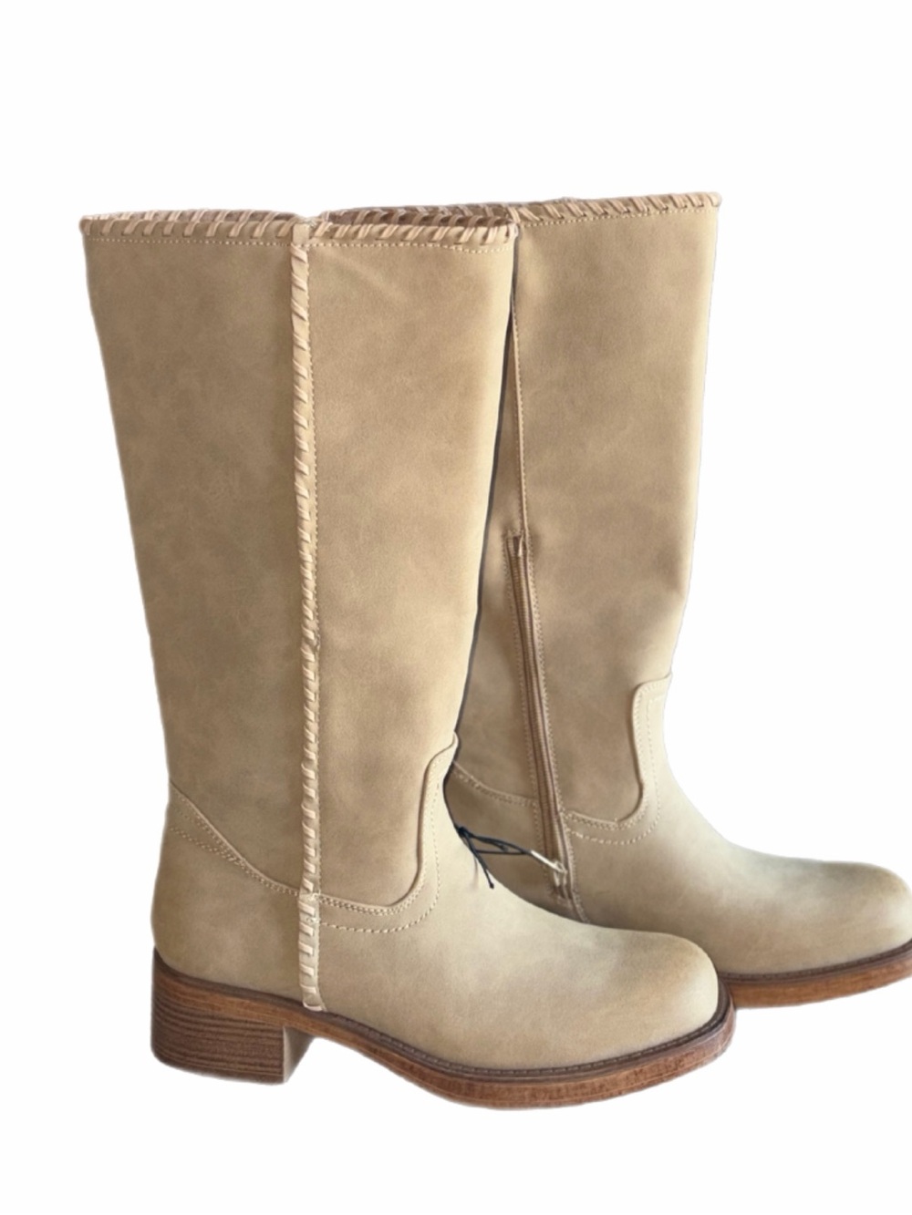 New York and Company Taupe Carmen Tall Boot Size 8.5